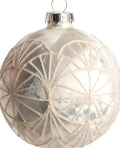 Intratuin Weihnachtskugel Blyss weiß D 8 cm