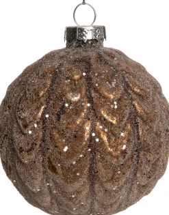 Intratuin Weihnachtskugel Cassia braun D 8 cm