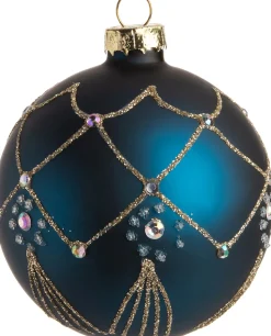 Intratuin Weihnachtskugel Caeli blau D 8 cm