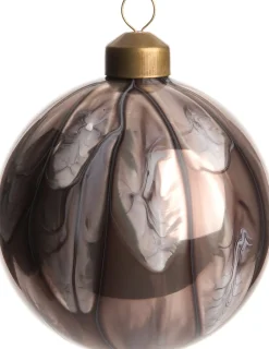 Intratuin Weihnachtskugel Cleo braun D 8 cm