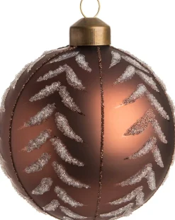 Intratuin Weihnachtskugel Emmy braun D 8 cm