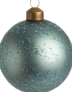 Intratuin Weihnachtskugel Fara blau D 8 cm