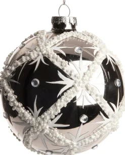 Intratuin Weihnachtskugel Fanni silber D 10 cm