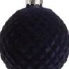 Intratuin Weihnachtskugel Jiselle dunkelblau D 8 cm