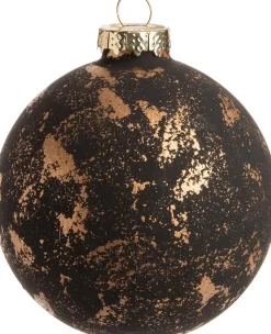 Intratuin Weihnachtskugel Josalyn schwarz D 8 cm