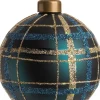Intratuin Weihnachtskugel Jolene blau D 8 cm