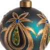Intratuin Weihnachtskugel Joya blau / gold D 8 cm