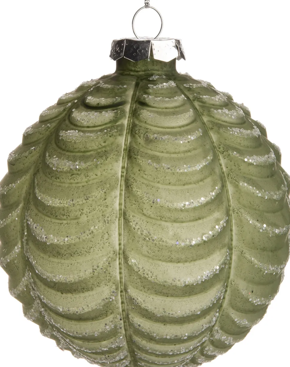 Intratuin Weihnachtskugel Jax grün D 10 cm