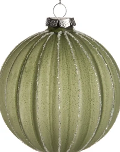 Intratuin Weihnachtskugel Jax grün D 10 cm