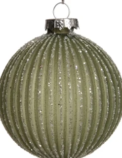 Intratuin Weihnachtskugel Jax grün D 8 cm