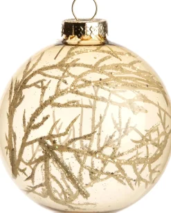 Intratuin Weihnachtskugel Kelsey blau D 8 cm