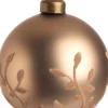 Intratuin Weihnachtskugel Kylie gold D 8 cm