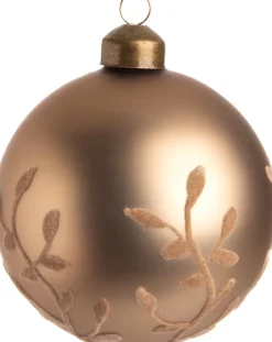 Intratuin Weihnachtskugel Kylie gold D 8 cm