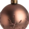 Intratuin Weihnachtskugel Kylie braun D 8 cm