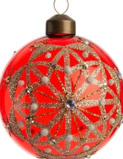 Intratuin Weihnachtskugel Livia transparent D 8 cm