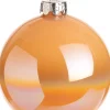 Intratuin Weihnachtskugel Lavia orange D 8 cm
