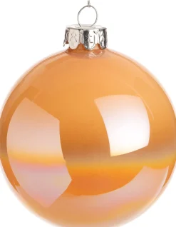 Intratuin Weihnachtskugel Lavia orange D 8 cm