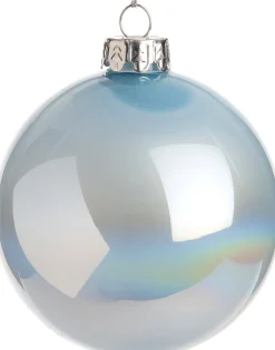 Intratuin Weihnachtskugel Lavia blau D 8 cm