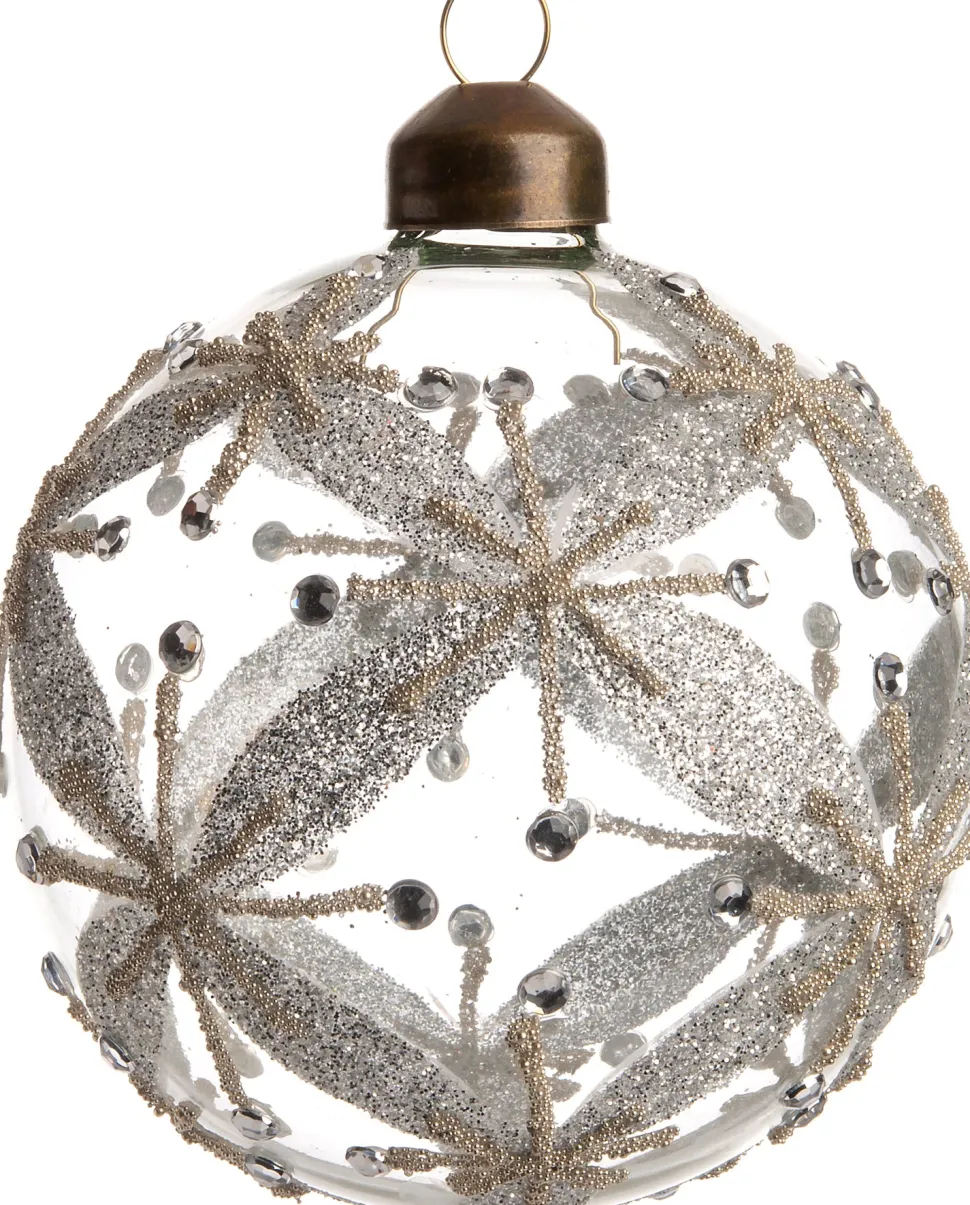 Intratuin Weihnachtskugel Liz bordeaux D 8 cm