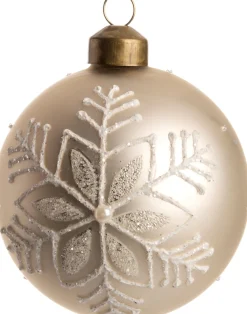 Intratuin Weihnachtskugel Lori gold D 8 cm