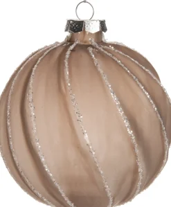 Intratuin Weihnachtskugel Marty braun D 10 cm