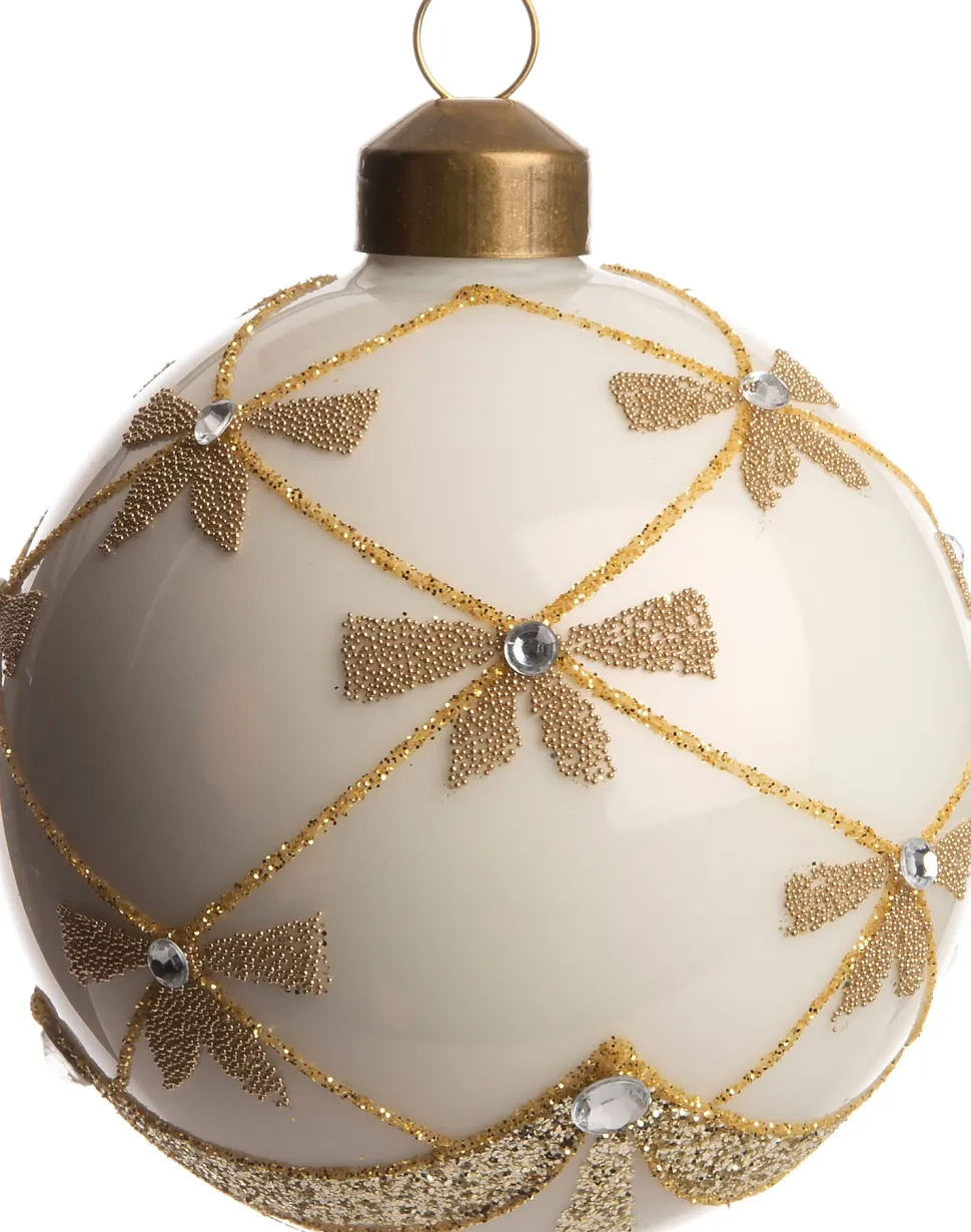 Intratuin Weihnachtskugel Marylou gold D 8 cm
