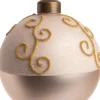 Intratuin Weihnachtskugel Maddie gold D 8 cm