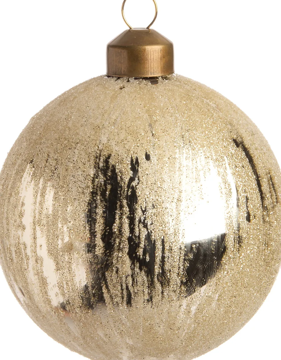 Intratuin Weihnachtskugel Neda gold D 8 cm