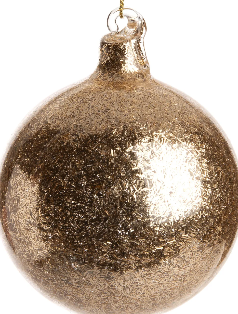 Intratuin Weihnachtskugel Sheryl gold D 8 cm