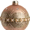 Intratuin Weihnachtskugel Taya kupfer / gold D 8 cm