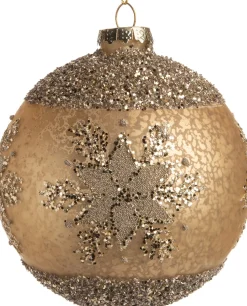 Intratuin Weihnachtskugel Tilly gold D 10 cm