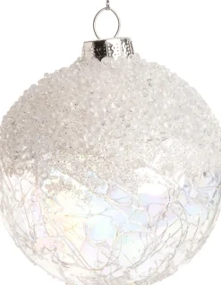 Intratuin Weihnachtskugel Trix transparent D 8 cm