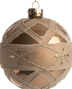 Intratuin Weihnachtskugel Tilly gold D 10 cm