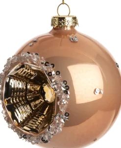 Intratuin Weihnachtskugel Zilla kupfer D 8 cm