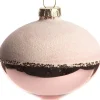 Intratuin Weihnachtskugel Zwiebel Elisse rosa 6 x 6 x 14 cm