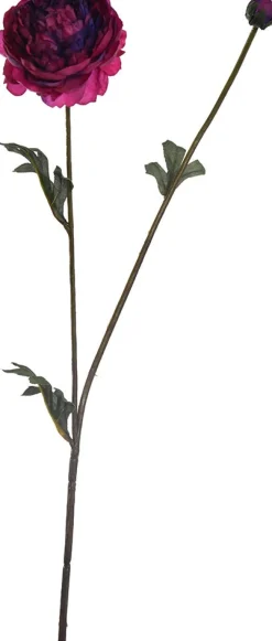 Jasaco Pure Kunstblume Hahnenfuß 62 cm lila