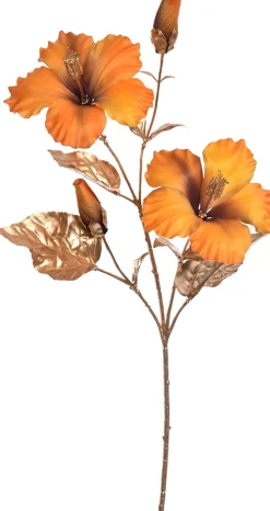 Jasaco Pure Kunstblume Hibiskus 65 cm geel