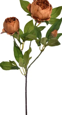 Jasaco Pure Kunstblume Pfingstrose 72 cm braun