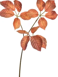 Jasaco Pure Kunstzweig Herbstblatt 45 cm kupfer