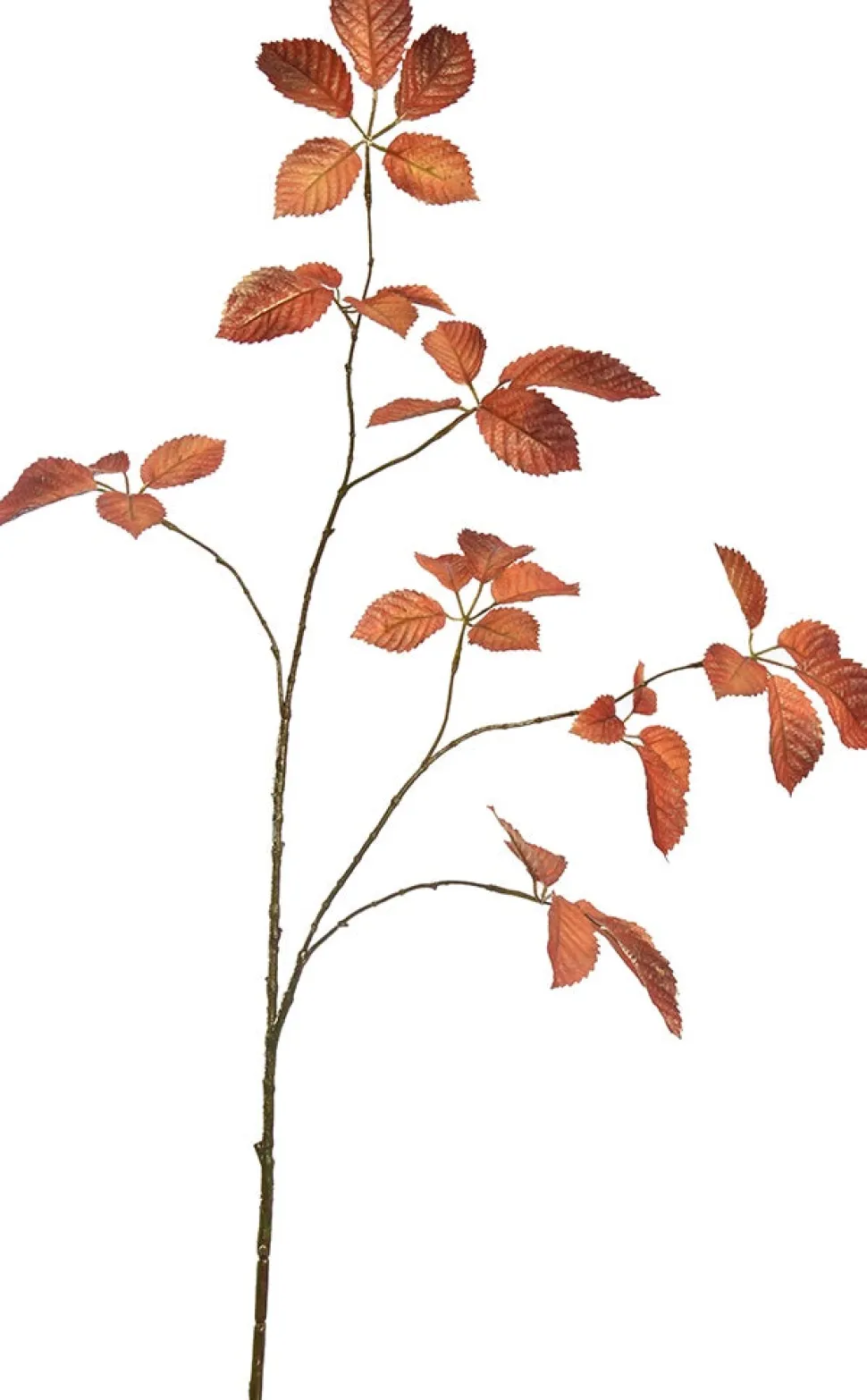 Jasaco Pure Kunstzweig Herbstblatt 112 cm kupfer