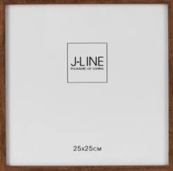 J-Line Bilderrahmen Govert braun 27 x 1,5 x 27 cm