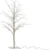 J-Line Deko-Baum Indra weiß mit Beleuchtung 20 x 20 x 57 cm