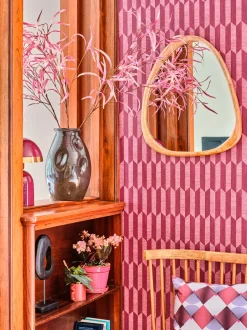 J-Line Tischlampe braun D 20 H 30 cm