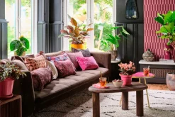 J-Line Tischlampe braun D 20 H 30 cm