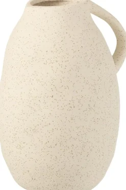 J-Line Vase Krug beige 17 x 15 x 25 cm