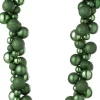 J-Line Weihnachtsgirlande Weihnachtskugeln grün 1,6 m