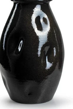Jodeco Vase Dots schwarz D 23 H 30 cm