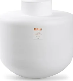 Jodeco Vase Melanie weiß D 25 H 25,5 cm