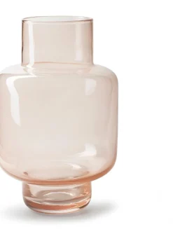 Jodeco Vase mit Fuß Marilyn rosa D 19 H 30 cm