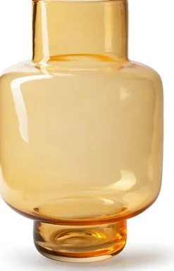 Jodeco Vase mit Fuß Marilyn orange D 19 H 30 cm